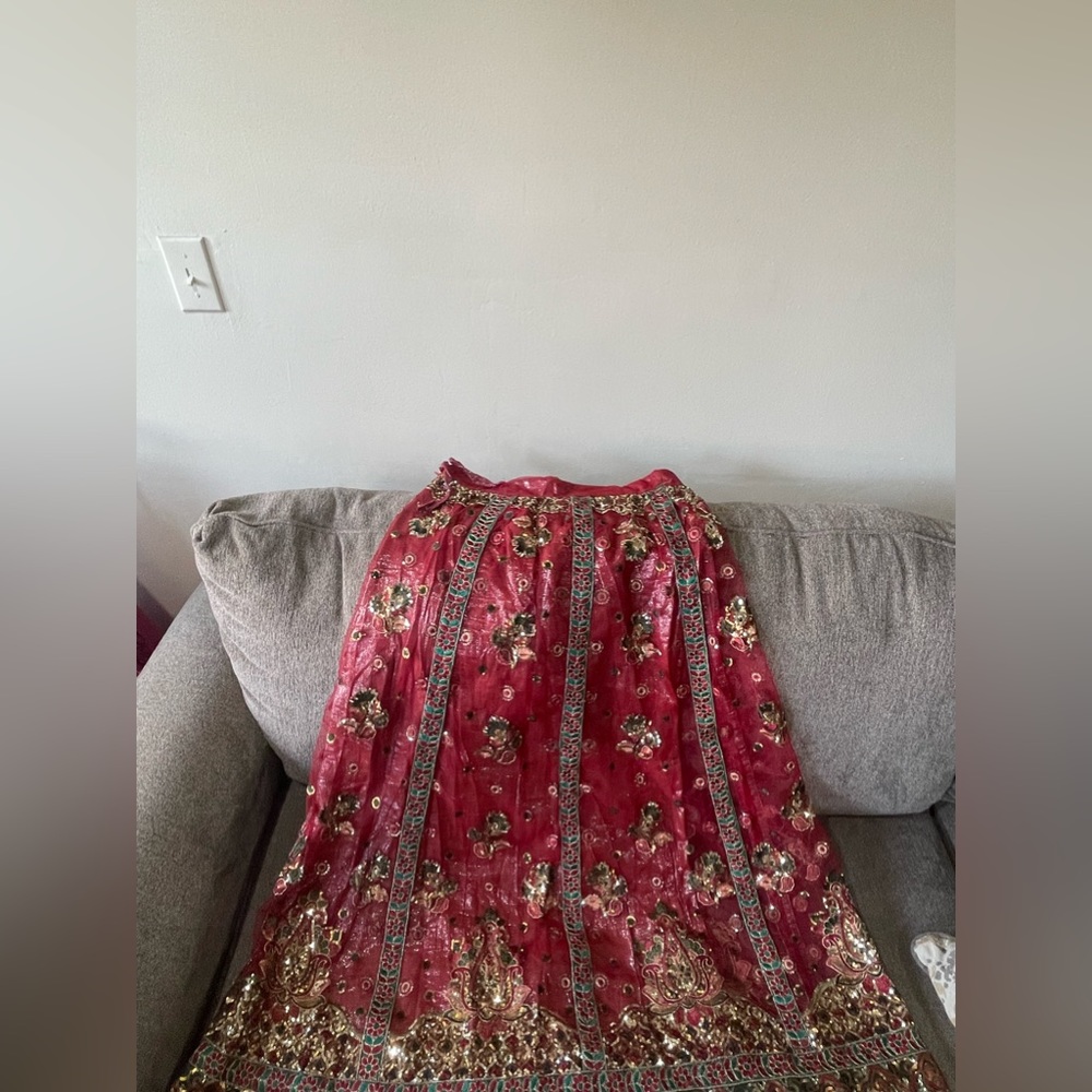 Indian/Bengali Lehenga Choli/Blouse Set View 2